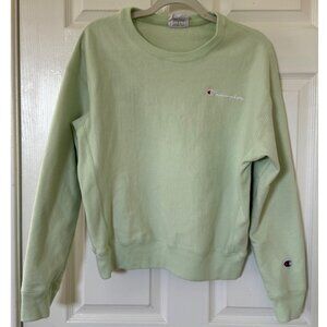 Champion Reverse Weave Sweatshirt L Mint Green